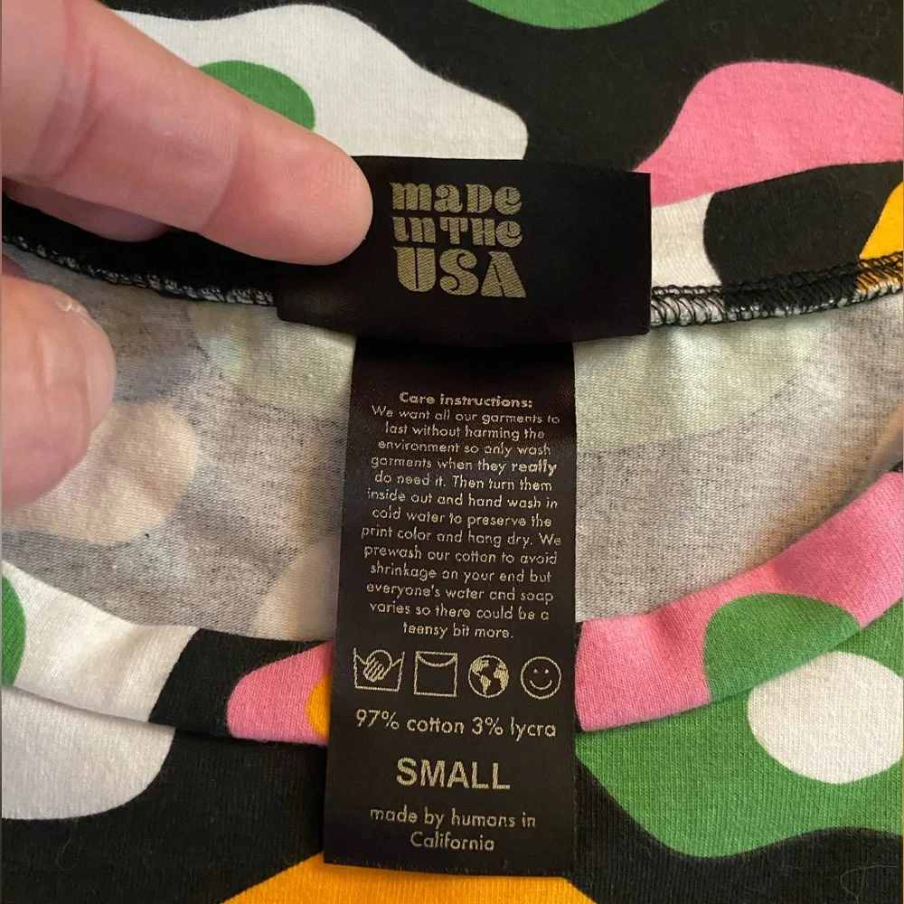 NOOWORKS Egg Print NWOT Tank size Small - Picture 6 of 7